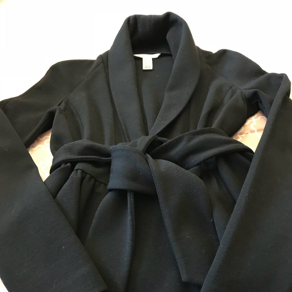 DVF Wrap Peplum Coat